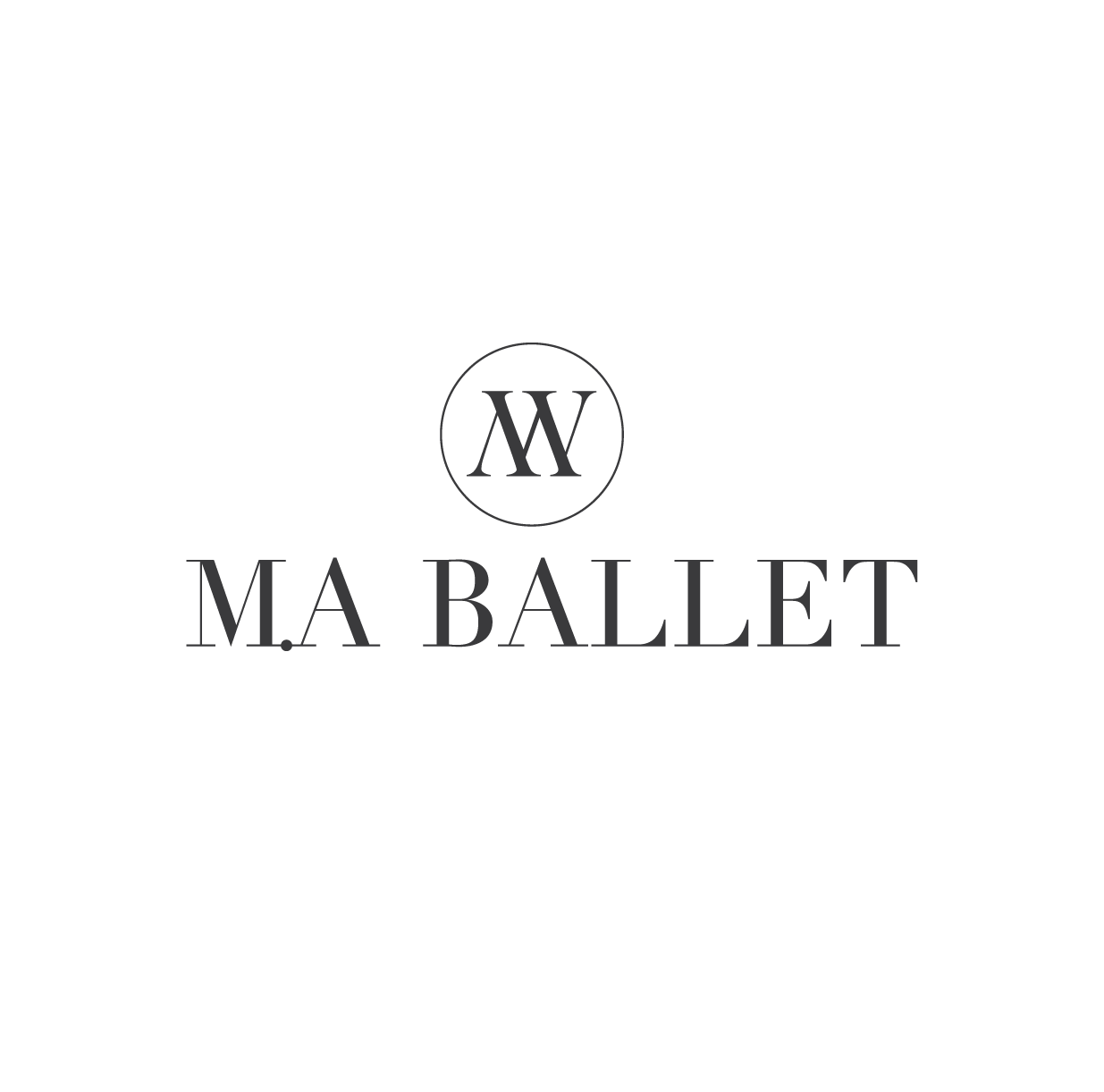 M.a Ballet company logo